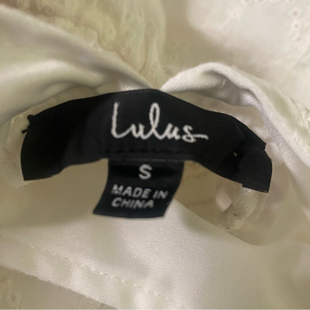 Lulus S Elegant White Ruffle Dress - Picture 5 of 6